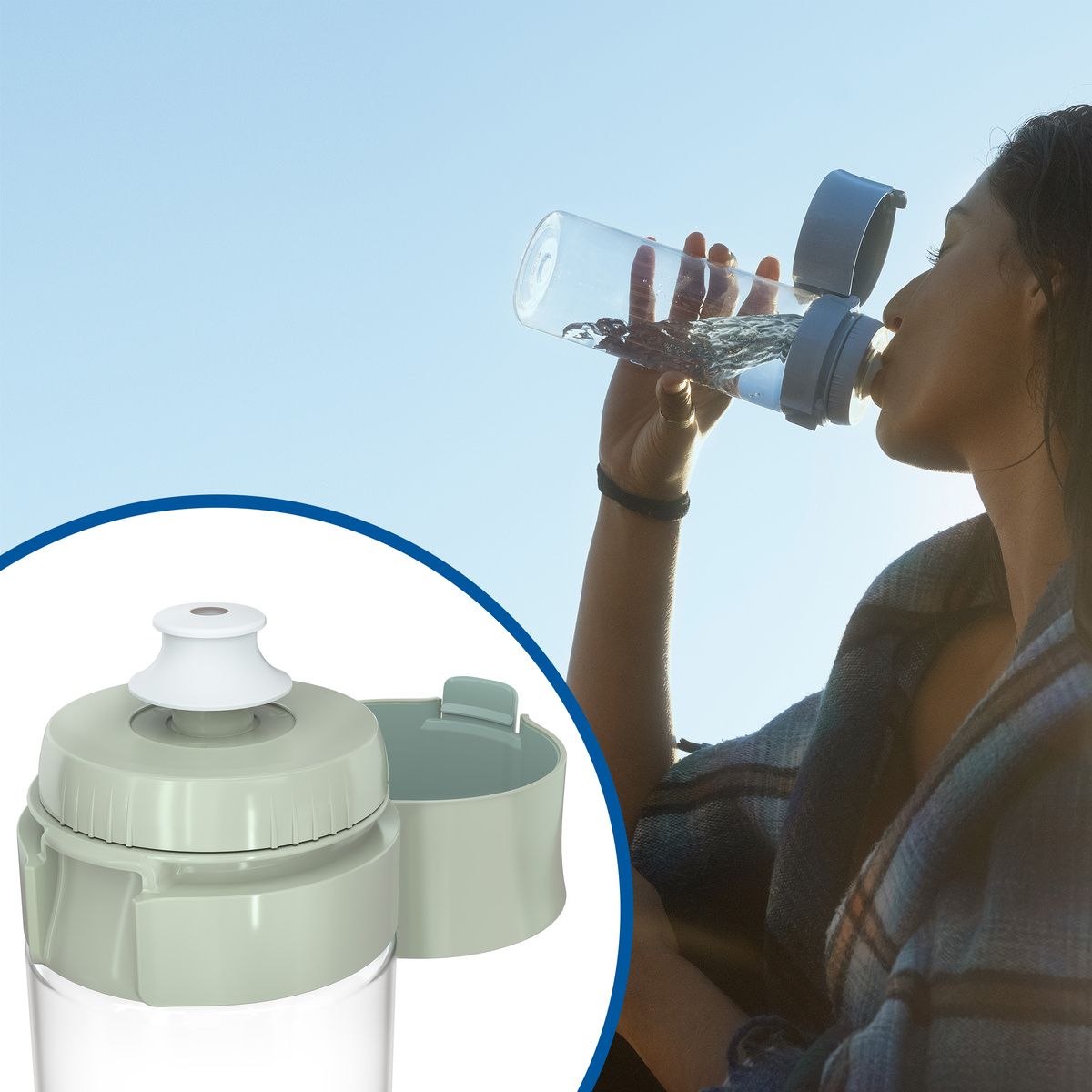 Steklenica za filtriranje vode Vital 0,6 L