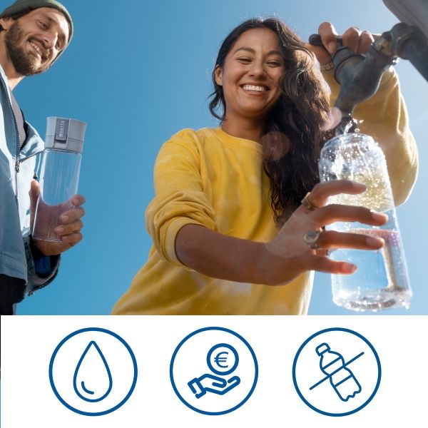 Steklenica za filtriranje vode Vital 0,6 L