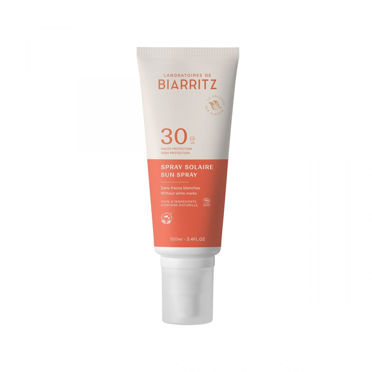 BIO Sprej za sončenje za obraz in telo SPF30, 100 ml - BIARRITZ