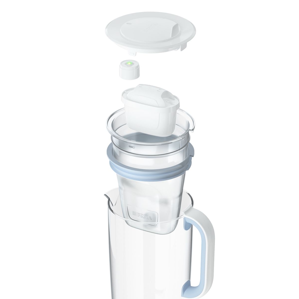 BRITA GLASS One, stekleni vrč za filtriranje vode 2,5 L