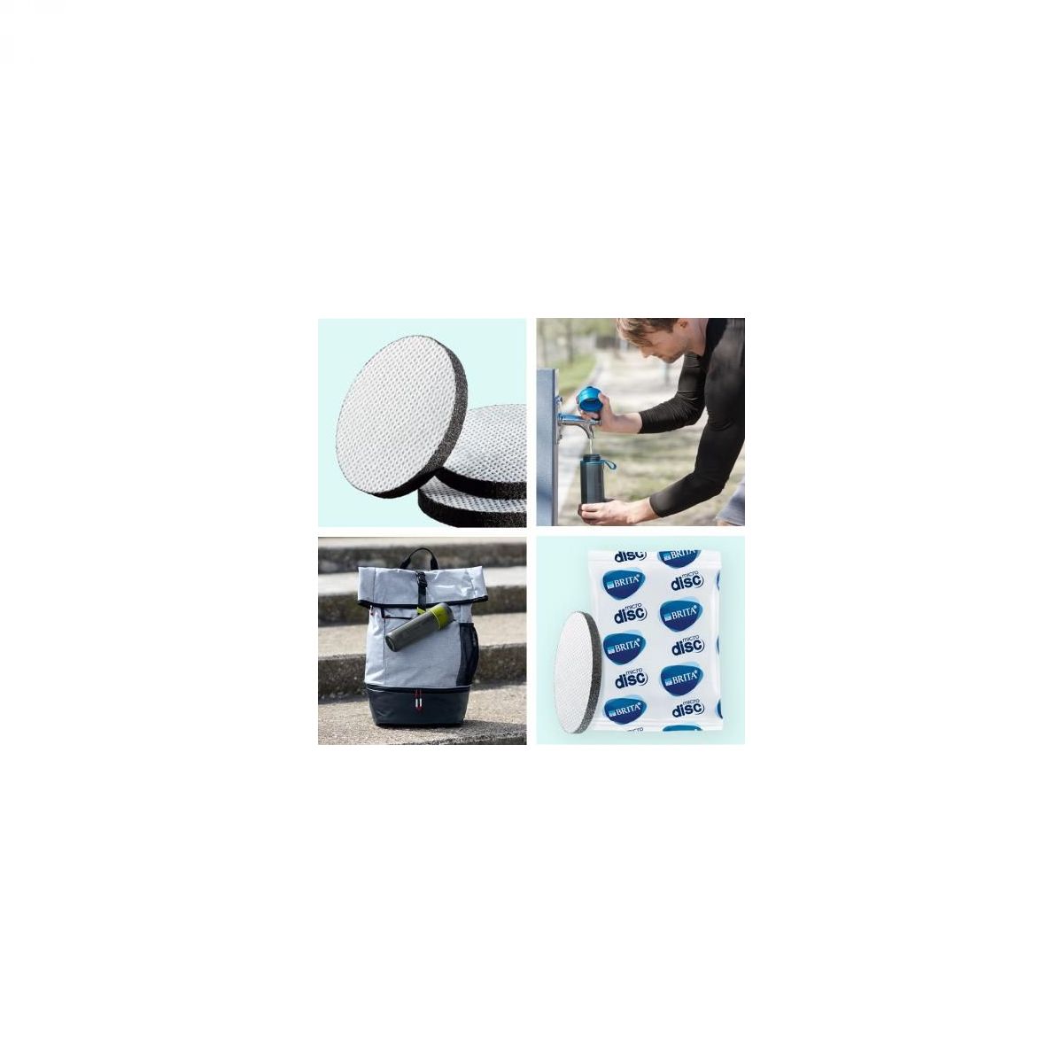 BRITA Fill & Go Active 0,6L - collage