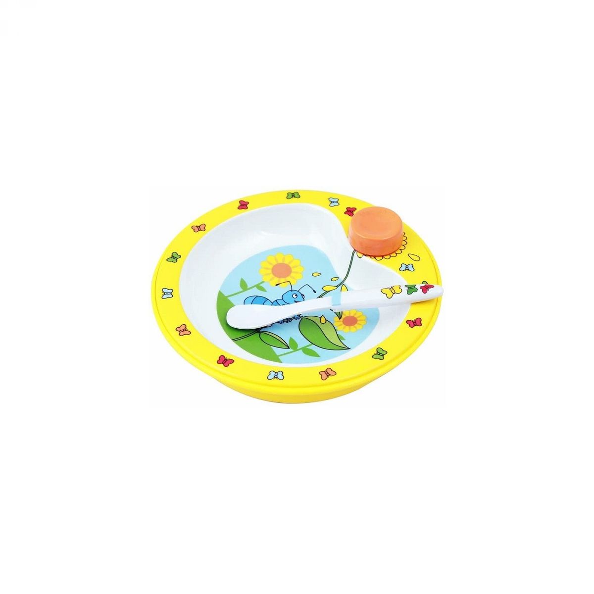 Otroški termo krožnik Ø 23 cm, z žlico za hranjenje - EMSA ANTON ANT