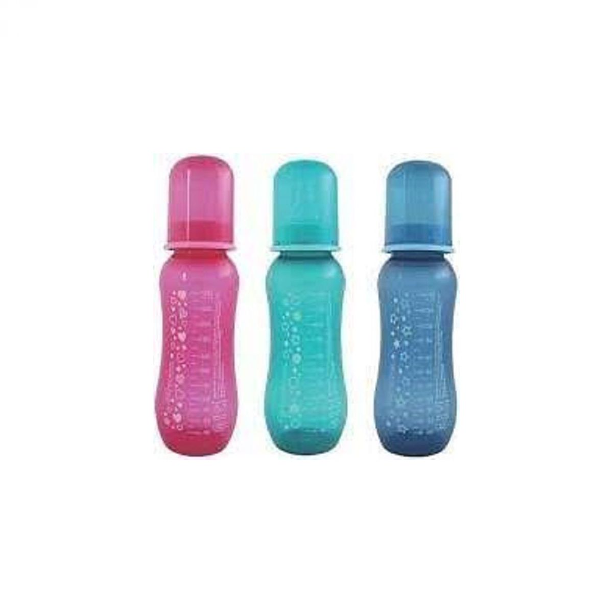BABY-NOVA PP Steklenička, barvna, 240 ml, z merilno skalo