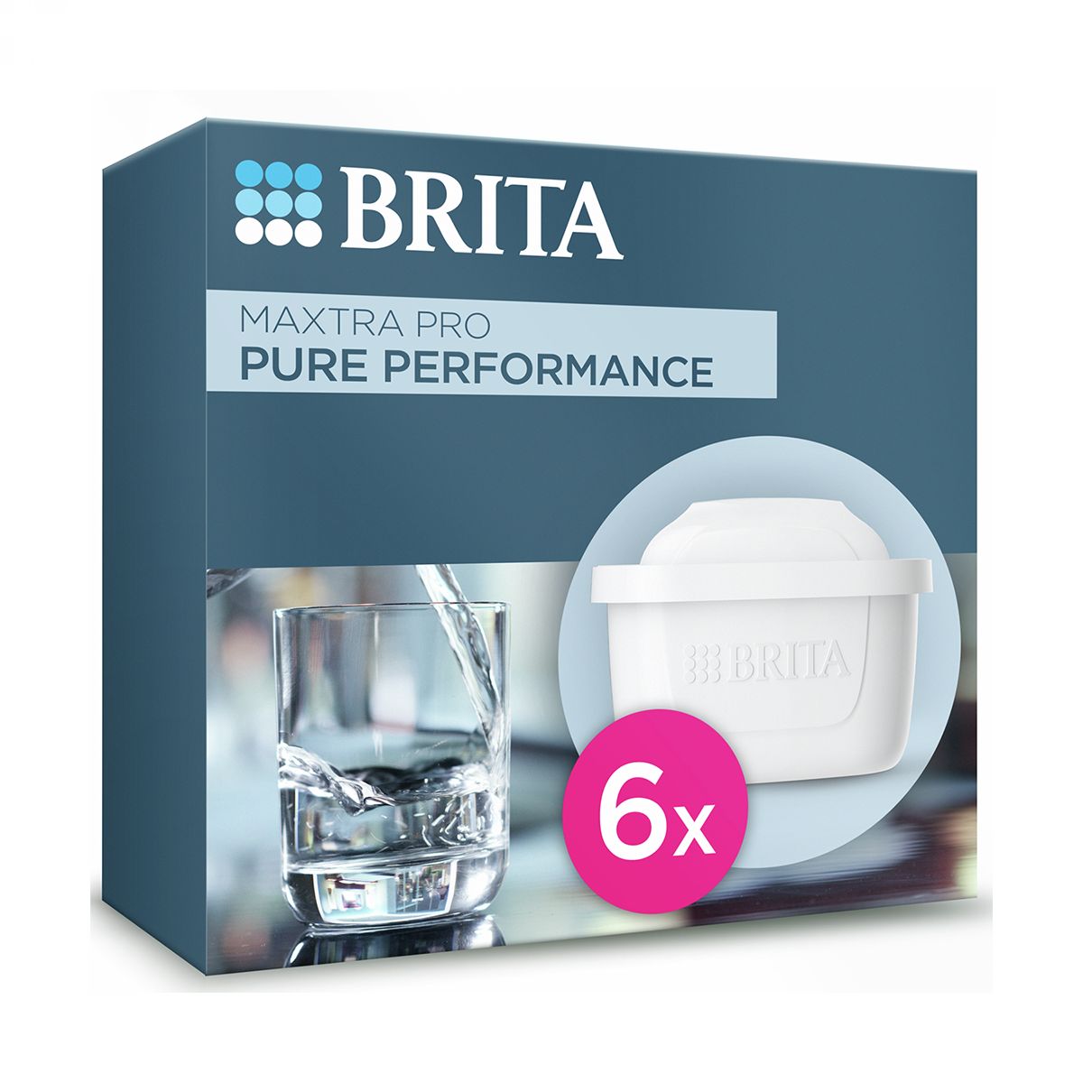 BRITA filtrirni vložek za vodo MAXTRA PRO Pure performance, 6 kosov