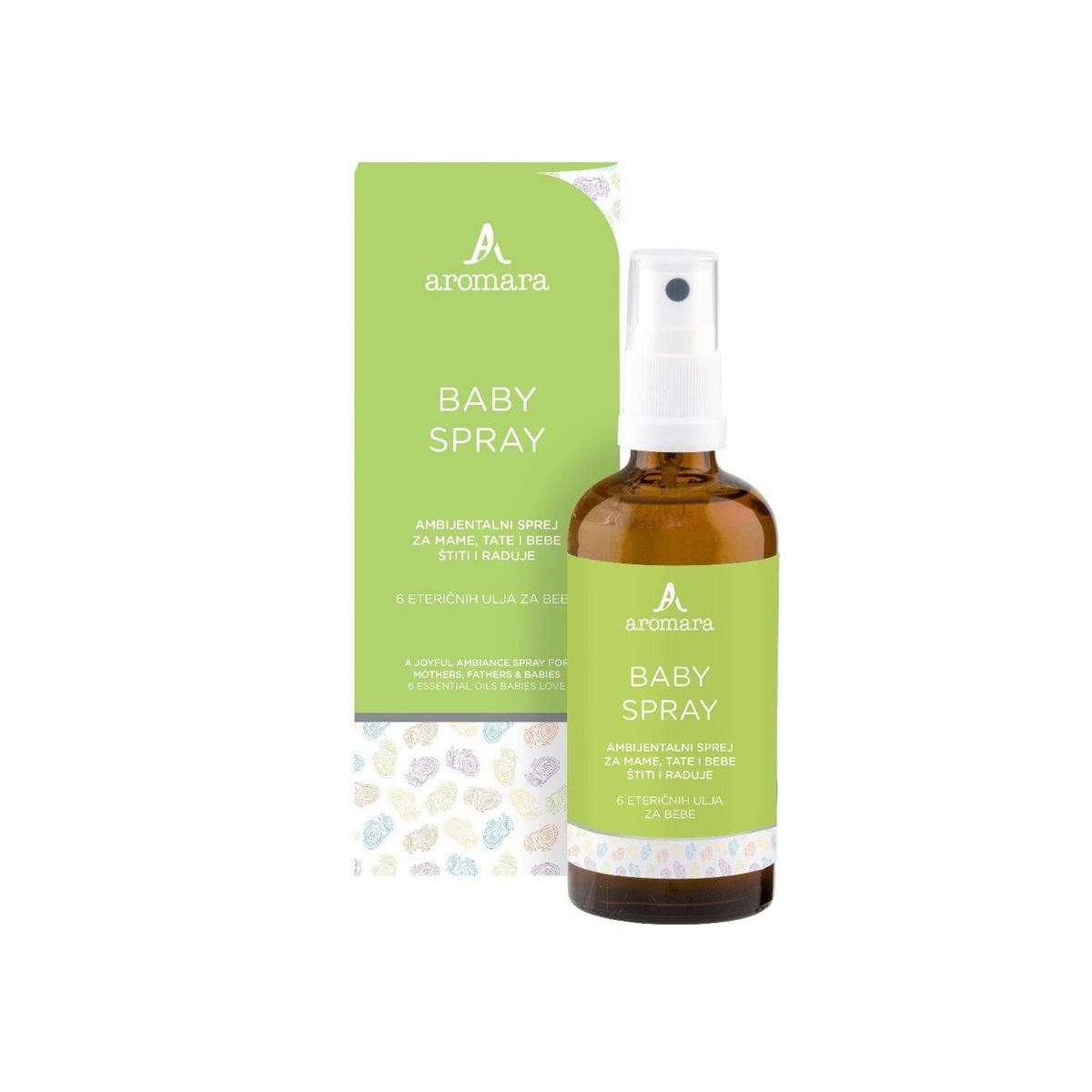 BABY, sprej (razpršilo), za osvežitev zraka -  AROMARA