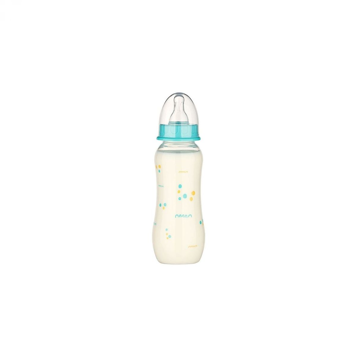 BABY-NOVA PP dekorirana steklenička, 240 ml modra