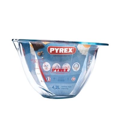 PYREX, Posoda za mešanje, 4,2 L, iz borosilikatnega (kaljenega) stekla