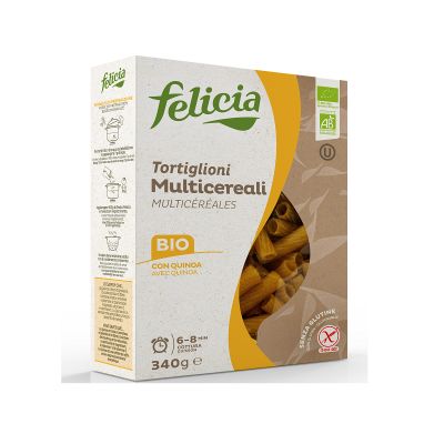 BIO Tortiglioni iz štirih žit 340 g - brez glutena