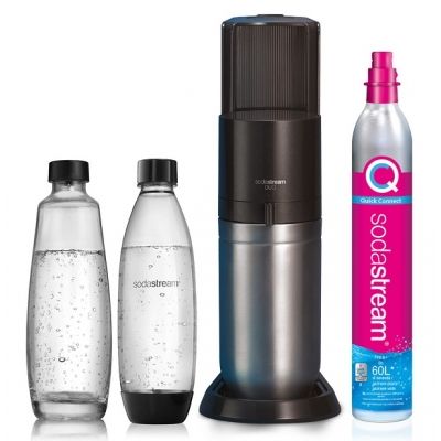 SodaStream DUO BLACK gazirni aparat, s plastenko in steklenico