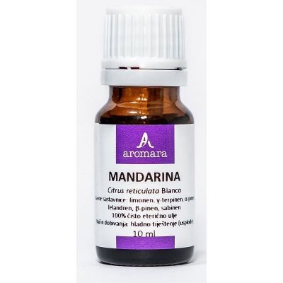 Mandarina (Citrus reticulata) eterično olje, 10 ml - AROMARA