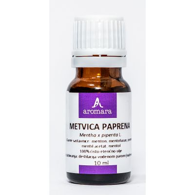 Poprova meta (Mentha piperita), eterično olje, 10 ml - AROMARA
