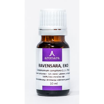 Ravintsara (Cinnamomum camphora), BIO eterično olje, 10 ml - AROMARA
