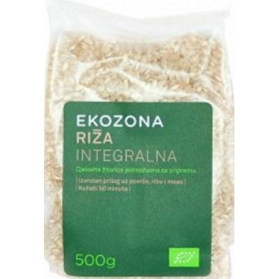 BIO Polnozrnati okrogli riž, 500 g - Ekozona