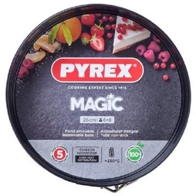 Pyrex, Magic okrogli pekač za za torte, s snemljivim dnom, Ø 26 cm