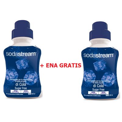 AKCIJA: SodaStream sirup - COLA, 500 ml, brez dodanega sladkorja, 1+1 GRATIS