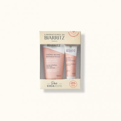 SET DUO CICA REPA – BIO Obnovitvena krema za roke 50 ml, BIO Obnovitveni balzam za ustnice, 15 ml