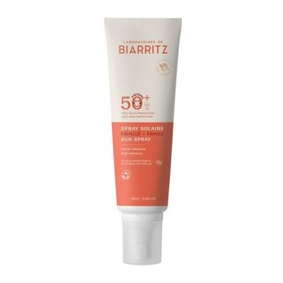 Družinski (Family) Sprej za sončenje BIO za obraz in telo SPF50+, 150ml - BIARRITZ