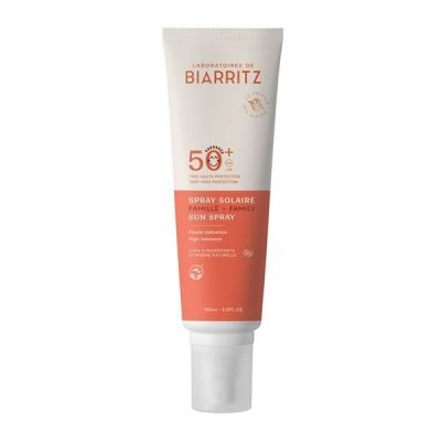 Družinski (Family) Sprej za sončenje BIO za obraz in telo SPF50+, 150ml - BIARRITZ