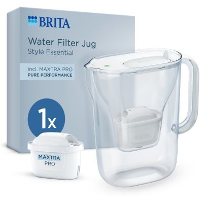 BRITA STYLE Cool LED, mat bela, 2,4 L