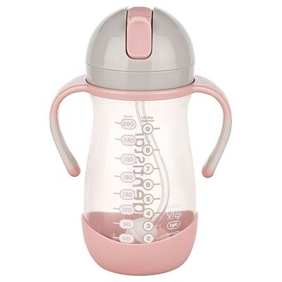 Dentistar Lonček za učenje pitja, 260 ml  roza