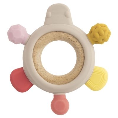 BABY-NOVA, Leseno silikonsko grizalo, 3+ m