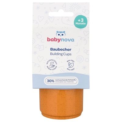 BABY-NOVA, komplet 8 skodelic za skladanje in igro, 3+ m