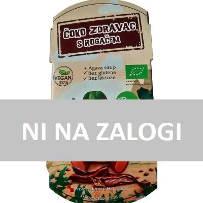 Veganski čokoladni namaz z rožiči BIO, 2 x 50 g