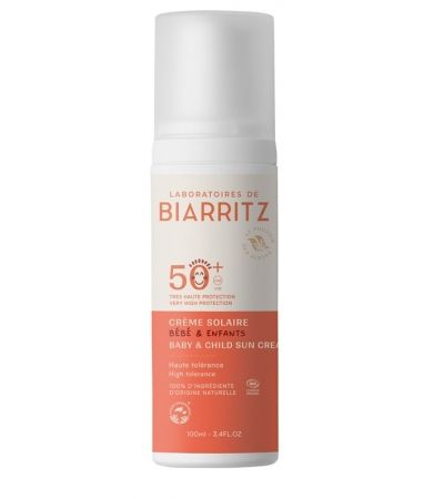 BIO Otroška krema za sončenje SPF50+, 100 ml - BIARRITZ