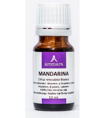 Mandarina (Citrus reticulata), eterično olje, 10 ml - AROMARA