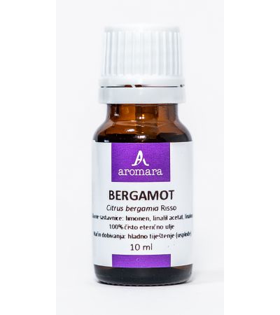Bergamotka (Citrus bergamia), eterično olje, 10 ml - AROMARA