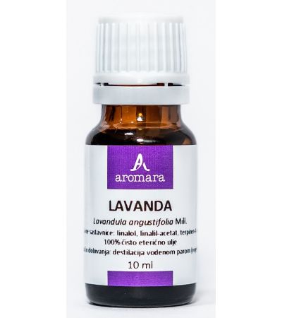 Sivka (Lavandula angustifolia), BIO eterično olje, 10 ml - AROMARA
