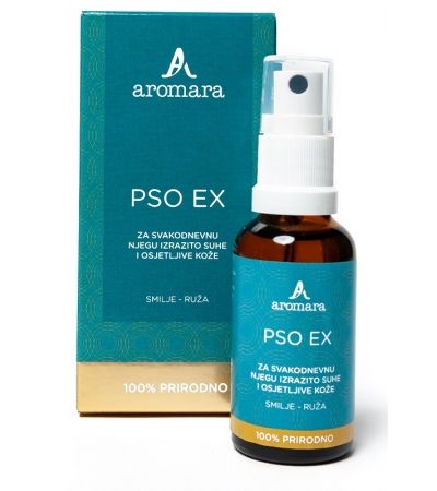 PSO EX – SPREJ, 30 ml, za nego zelo suhe, občutljive kože - AROMARA