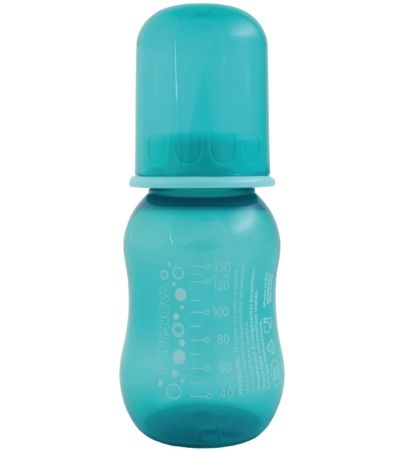 BABY-NOVA PP steklenička, barvna, 125 ml, z merilno skalo