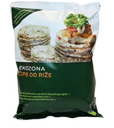 BIO Polnozrnati riževi krekerji, 50 g  - EKOZONA