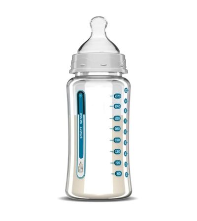 Dentistar PP steklenička s pametno merilno skalo, 270 ml