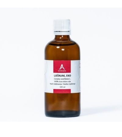 Lešnikovo olje (Corylus avellana), BIO, 100 ml