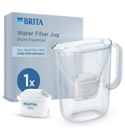 BRITA STYLE Cool LED, mat bela, 2,4 L