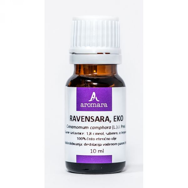 Ravintsara (Cinnamomum camphora), BIO eterično olje, 10 ml - AROMARA