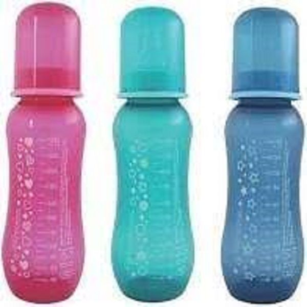 BABY-NOVA PP Steklenička, barvna, 240 ml, z merilno skalo